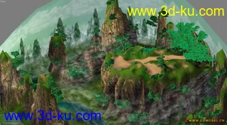 3D打印模型回报大众在发一个带动画的大场景！！！的图片
