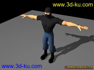 CS人物标准造型模型的图片