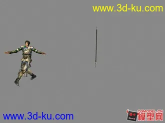 3D打印模型属国大将军赵子龙献舞一曲.有动作有视频有源文件下载的图片