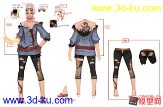 3D打印模型韩国游戏-《超能战联》精美原画集79张大图的图片