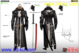 3D打印模型韩国游戏-《超能战联》精美原画集79张大图的图片