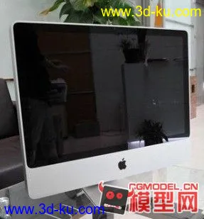 3D打印模型笔记本电脑和平板电脑，苹果一体机的图片