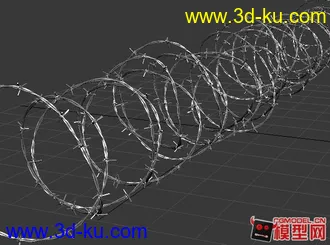 自制战场铁丝网模型的图片