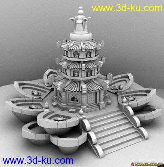 3D打印模型发一个场景的图片