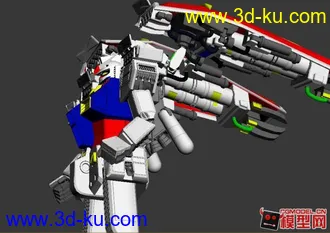 改良版自制元祖高达模型的图片