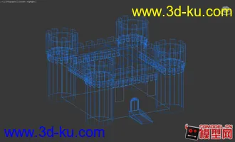 3D打印模型场景用城堡的图片