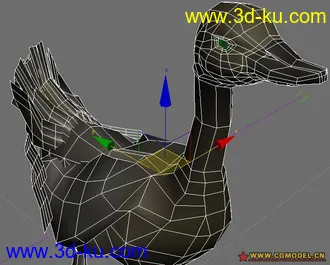 3D打印模型会动的鸭子 循环的图片
