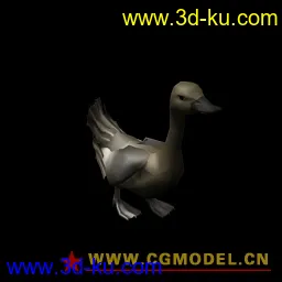 3D打印模型会动的鸭子 循环的图片
