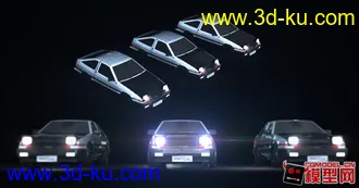 3D打印模型分享AE86一辆.的图片
