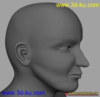 3D打印模型人头的图片