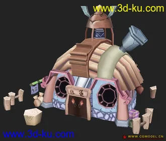 3D打印模型q版场景的图片