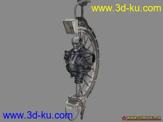 3D打印模型终结者胸像的图片