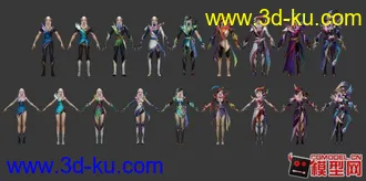 3D打印模型精灵诗人的图片