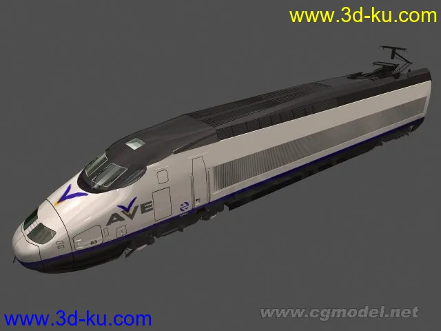 高速列车车头模型的图片1