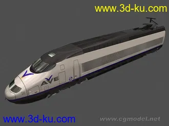 3D打印模型高速列车车头的图片