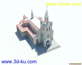 3D打印模型教堂的图片