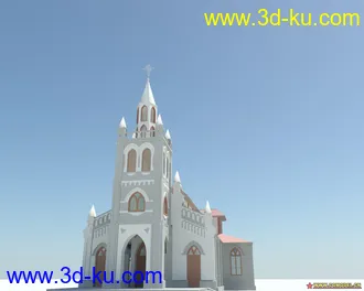 3D打印模型教堂的图片