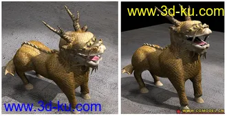 麒麟模型（精模）的图片