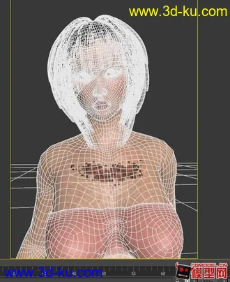 3D打印模型有材质的性感女人的图片