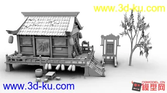 3D打印模型杂货铺 小场景的图片