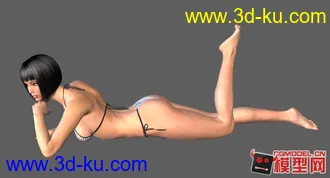 超级精细的女人_3d模型的图片