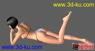 超级精细的女人_3d模型的图片