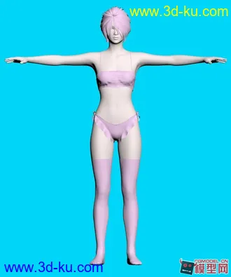 3d美女模型的图片