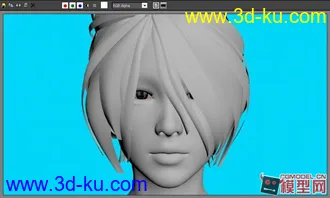 3d美女模型的图片