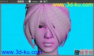 3d美女模型的图片