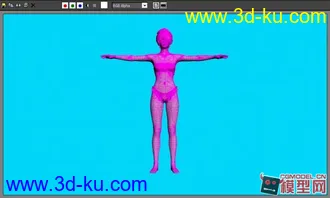 3d美女模型的图片