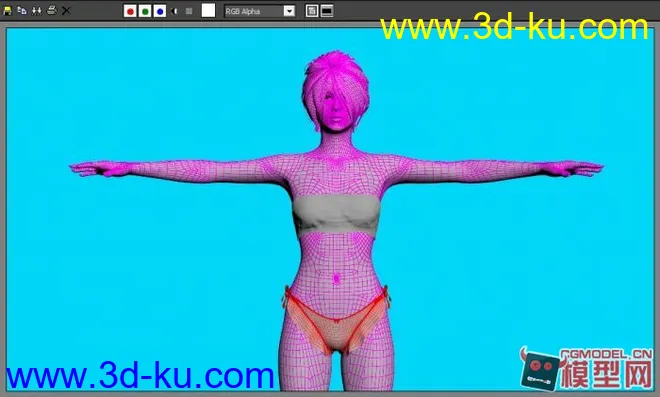 3d美女模型的图片5