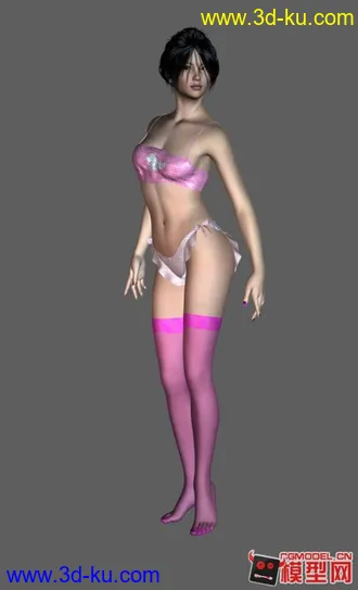 3d美女模型的图片