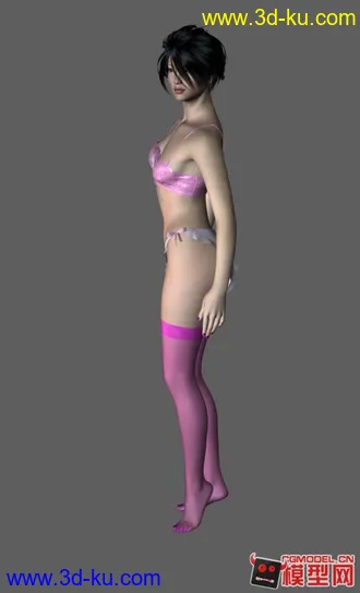 3d美女模型的图片