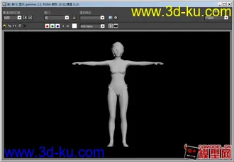 3d美女模型的图片