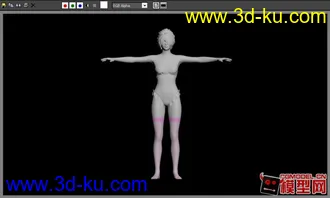 3d美女模型的图片