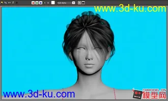 3d美女模型的图片