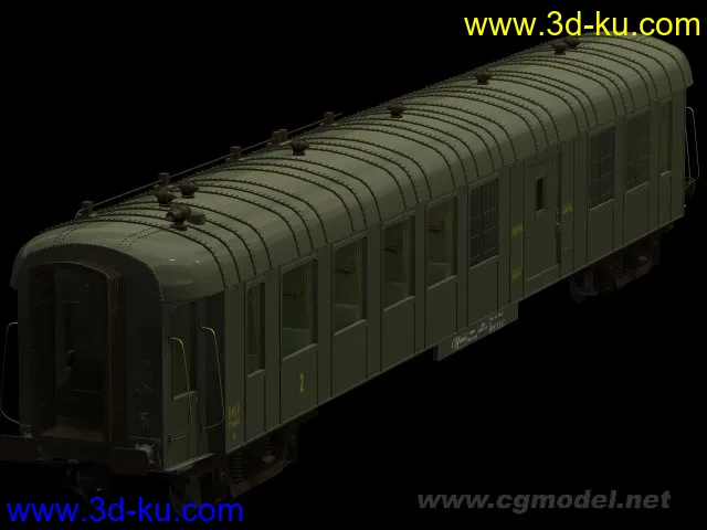 老式火车车厢模型的图片1