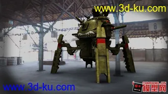 3D打印模型再来红警系列 收割机甲 也是我的大爱的图片