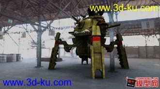 3D打印模型再来红警系列 收割机甲 也是我的大爱的图片
