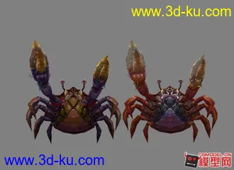 画的超好的一个螃蟹 模型下载的图片