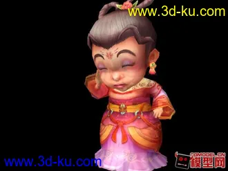 Q版紅娘模型的图片