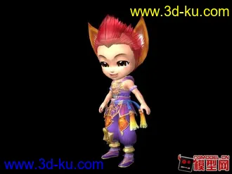 Q版女武將模型的图片