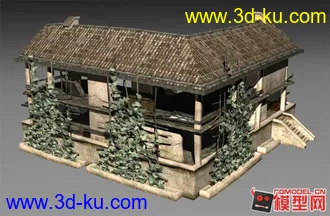 西洋中古世纪房子3模型下载的图片