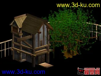 3D打印模型木房。新手做的不咋滴，见谅啊的图片