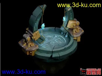 3D打印模型高精细传送门的图片