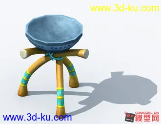 3D打印模型场景物件火盆的图片