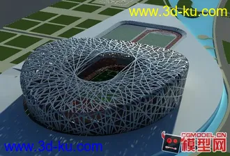 奥运鸟巢模型下载的图片