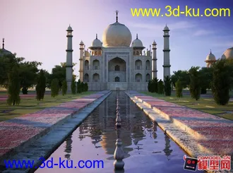 3D打印模型印度旅游胜地泰姬陵的图片