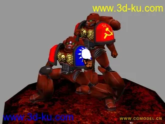 3D打印模型战锤40K 星际路战队 3套贴图~~~~的图片