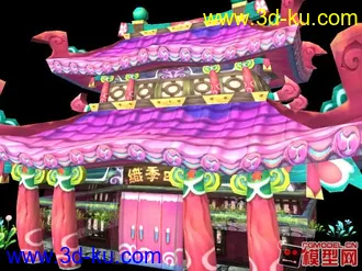 Q版織布店模型的图片